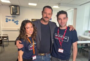 Read more about the article EastEnders star Danny Dyer attends a MOTS workshop at Bower Park Academy